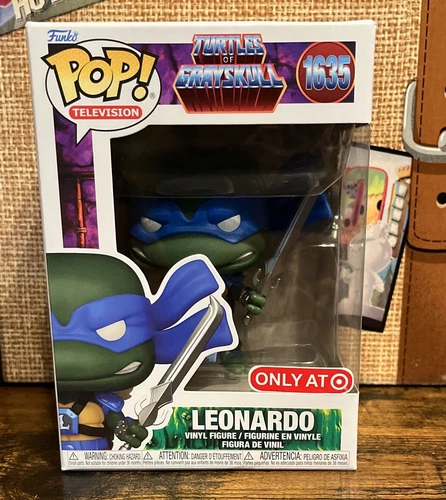 Funko POP : LEONARDO (Eternia Armor) #1635 Turtles of Grayskull Target Exclusive