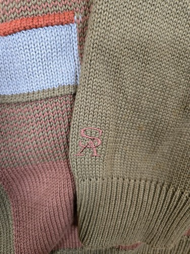 Vintage Stacy Adams 90s Knit Sweater 2XL Grandpa Oversized Crewneck Retro Preppy - Picture 4 of 9