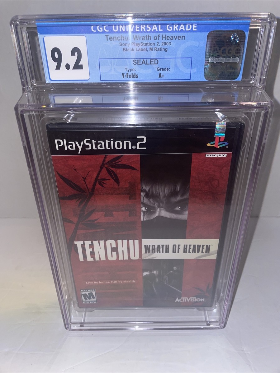 Tenchu Wrath of Heaven Graded CGC 9.2 Seal A+ Sony Playstation 2 