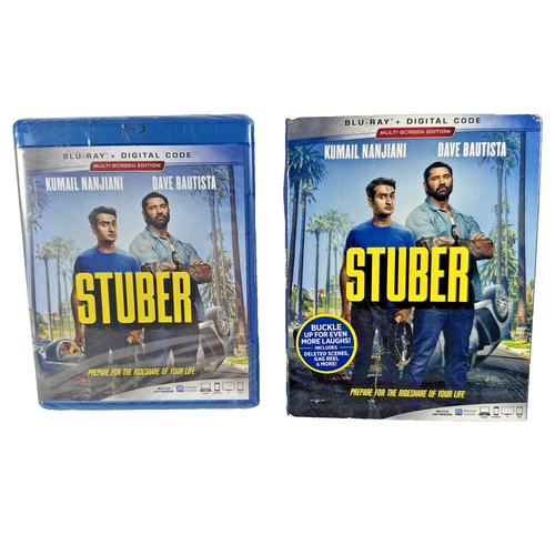 NEW STUBER BLU-RAY+DIGITAL SLIPCOVER  Multi-Screen Edition DIGITAL EXPIRED - Picture 1 of 5