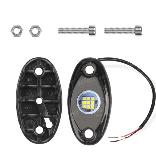 100PCS Blue LED Rock Underbody Wheel Lights For Jeep Offroad Truck UTV ATV Boat - Picture 11 of 24