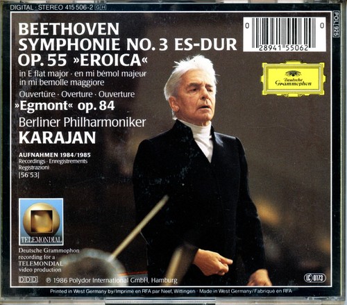 Herbert von Karajan - Beethoven: Symphonie No.3 Eroica - Imagen 2 de 3