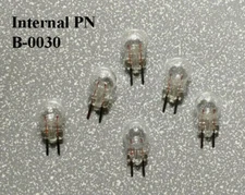 (6) NEW #19 (AKA 19C or 19-300) 14Volt Clear Bulbs Repair Parts For Lionel 