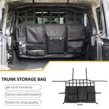 Rear Organizer Hanging Storage Bag Adjust Strap Pocket for Jeep Wrangler JK JL