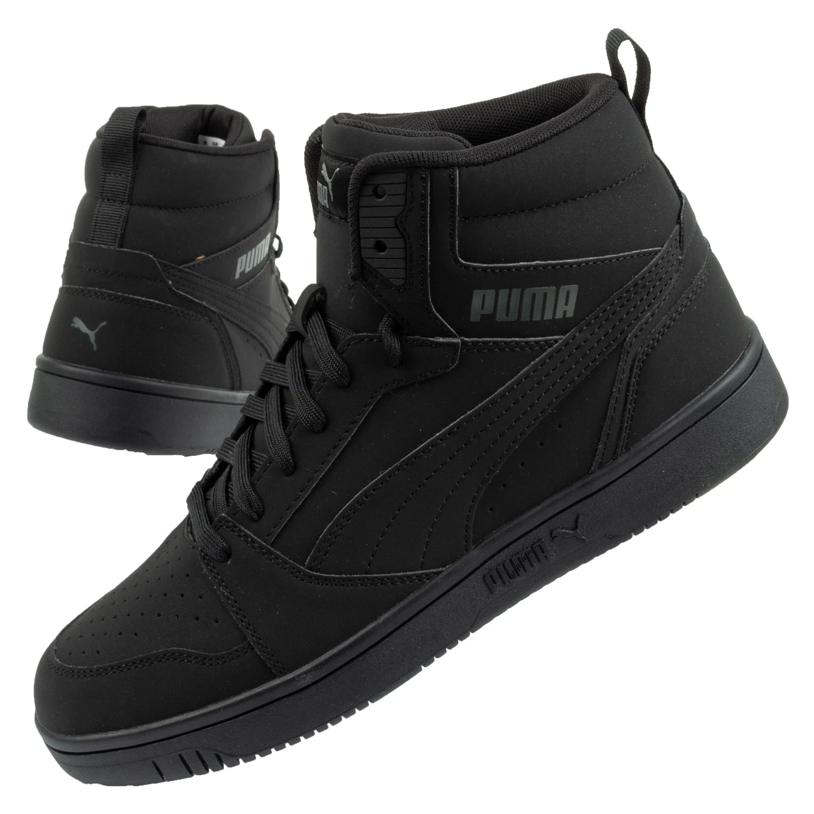 Puma Rebound V6 Buck scarpe uomo [393580 01] sneaker NUOVE nere