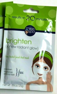 Miss Spa Miss Spa Facial Sheet Mask, Brighten New 