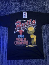 Chicago Bulls Championship Shirt 1992 - Back To Back!  NEW WITH TAGS!!!!! Insane