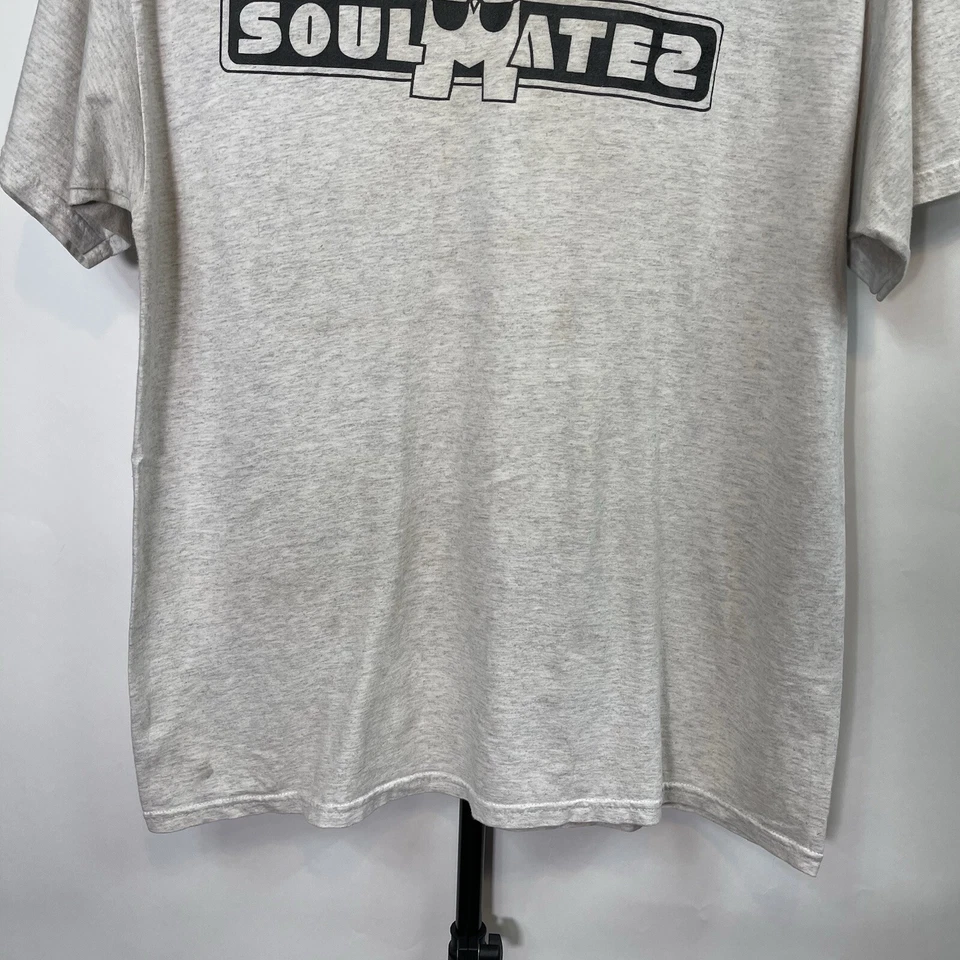 Camisa de manga corta gris SoulMates vintage talla XL para hombre Foto 3 de 4