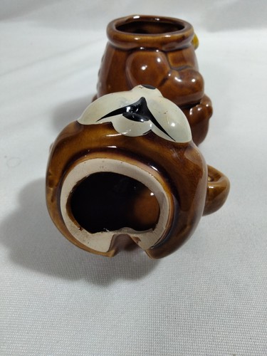 Vintage 1982 Houston Foods Keramik Teddy Braunbär Honig mit Holzlöffel - Bild 8 von 10