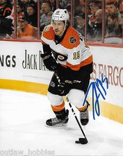 Philadelphia Flyers Michael Del Zotto Signed Autographed 8x10 NHL Photo COA A