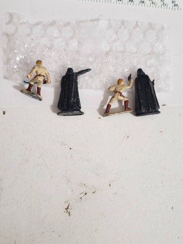 Die Cast Micro Figures Bespin Control Room vintage star wars Darth Vader Luke - Picture 3 of 8