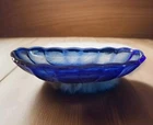 Set 2 Vintage Blue Depression Oval Banana Split Candy/Nut/Relish Serving Dish🔵