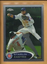 Starlin Castro 2012 Topps Chrome Card # 127 New York Yankees Cubs Nationals MLB