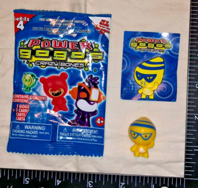 その他 GOGO Gogo's Crazy Bones NEW Miro-K Yellow Sealed Pack NIP exclusive