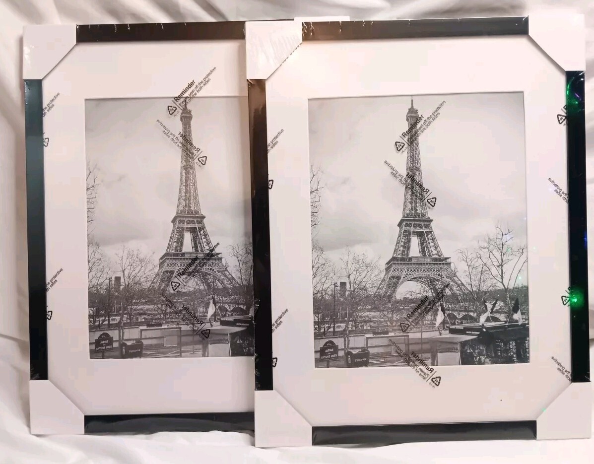 11x14 Picture Frames Set of 2 - Display 8x10 with Mat or 11x14 Without Mat-image