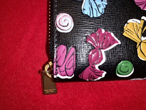 Kate Spade MORGAN Assorted Candies Embossed Zip Around Continental Clutch Wallet - Picture 4 of 5