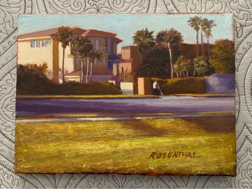 Charles Rosenthal Original Still Life Landscape Oil Painting FLORIDA HOME