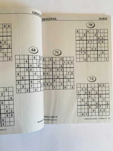 Lot of 2 SUDOKU SPECTACULAR from Dell Penny Press easy hard medium challenger - Picture 8 of 8