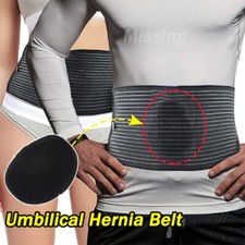 Umbilical Hernia Belt for Men Navel Truss Belly Brace Abdominal Binder Support