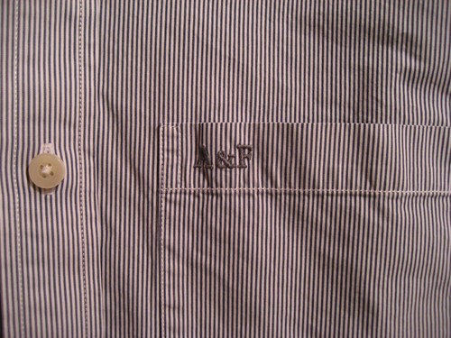 ABERCROMBIE & FITCH mens button down long sleeve dress shirt XXL - Picture 3 of 5