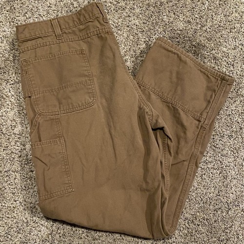 Vintage Carhartt B188 BUC Double Knee Herren 42x32 braun Carpenter Jeans Loose Fit - Bild 2 von 5