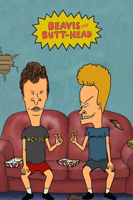 Beavis and Butt-Head Poster Wall Art Home Decor Photo Prints 16x24