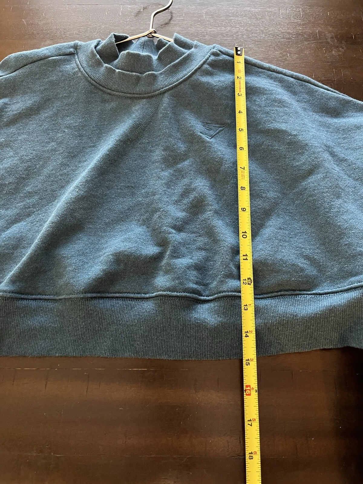 gymshark rest day sweats cropped pullover sweatshirt