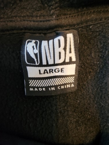 Suéter de la Asociación Nacional de Baloncesto para Hombres L Grande Negro Sudadera con Capucha Pullover NBA - Imagen 2 de 2