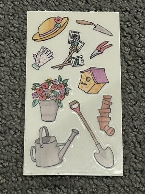 Vintage Frances Meyer Gardening Stickers 3 Sheets