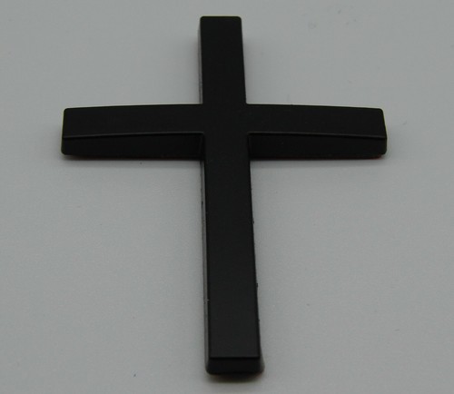 CHRISTIAN HOLY CROSS 3D METAL CAR EMBLEM STICKER DECAL. JESUS RELIGIOUS EMBLEM - Picture 12 of 12