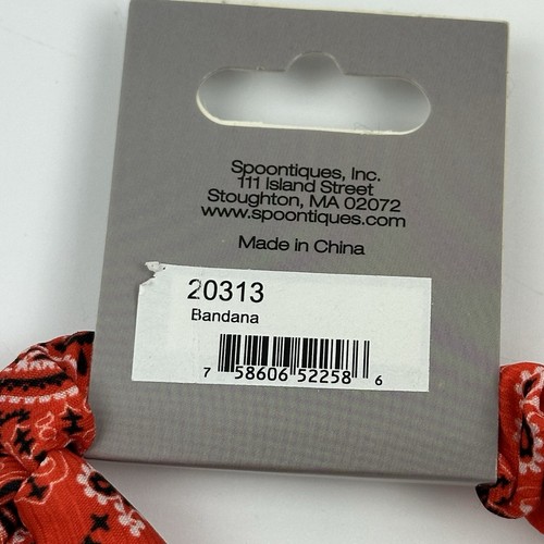 Bandana Headband Red and Black Bandito - Picture 4 of 4
