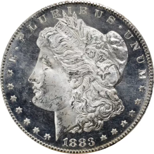 Morgan Dollar 1883-CC, NGC MS-64 Proof-Like! GSA Hoard. Attrcactive Blast White!
