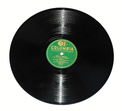 NELSON EDDY Silent Night/Adeste Fideles 78rpm Columbia Masterworks 4269-M H121 - Imagen 6 de 6