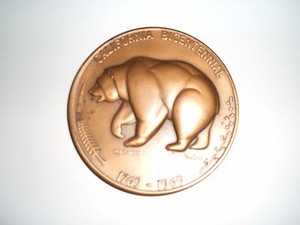 California-Bicentennial-Bronze-Medal-1769-1969-Vintage-Medallic-Art-Co