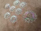 Federal Glass Carnival Iridescent Lusterware Petal Candy Dish Serving Platter — photo 9