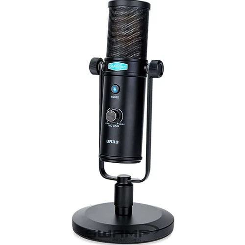 Alctron UR33 USB Recording Condenser Microphone 24bit/96kHz Headphone Amp Stand