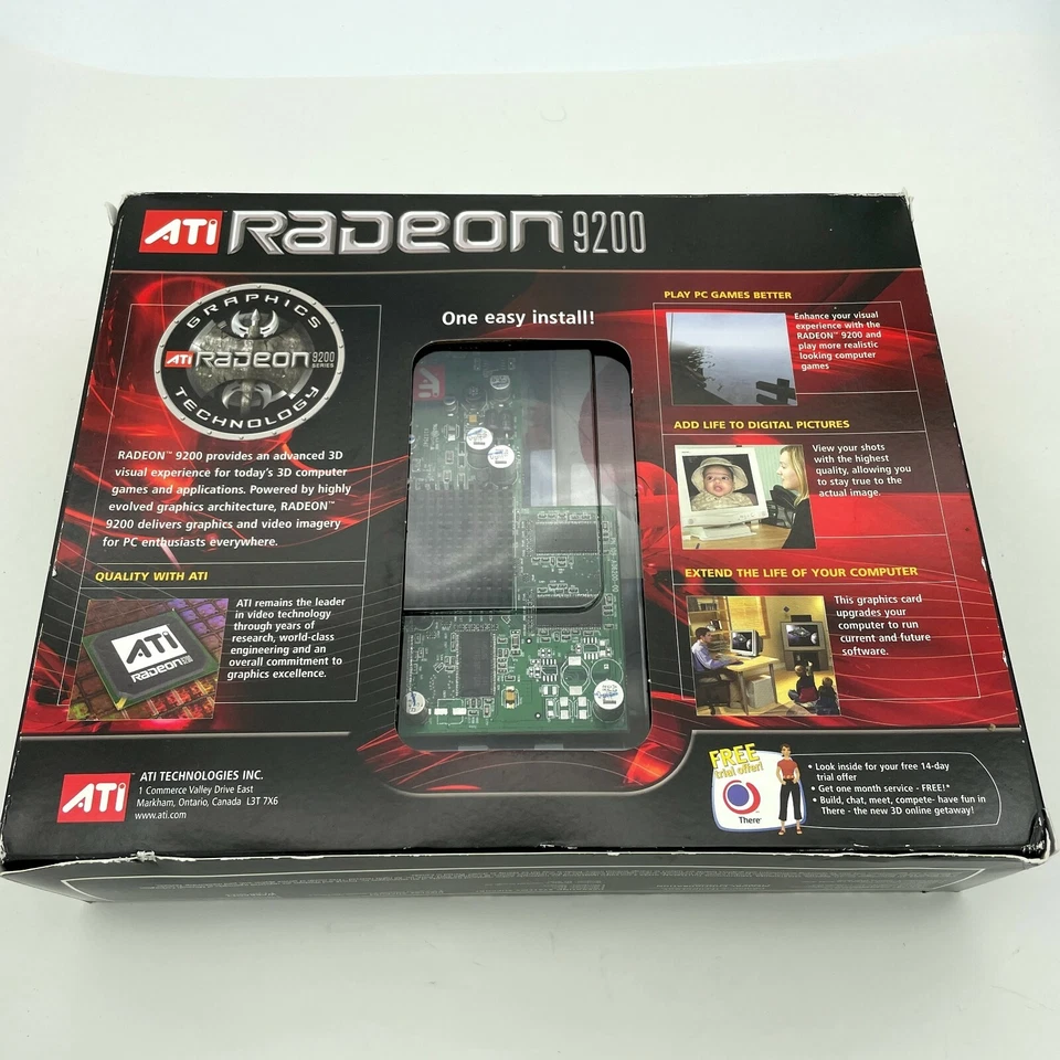 NEW ATI Radeon 9200 128M AGP 8X/4X VGA/VO 100-436010 Video Graphics Card - Image 2 of 4