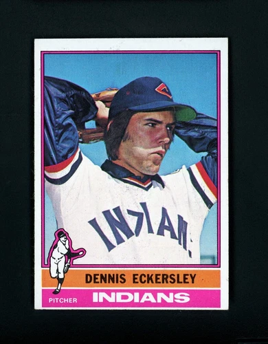 Dennis Eckersley 1976 Topps RC (HOF) Cleveland Indians #98 NM