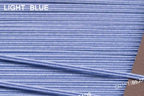 Corda intrecciata in viscosa originale 3 mm perline cucito trapuntata taglio - Foto 28 di 46