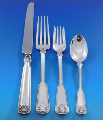Shell and Thread by Tiffany Sterling Silver Flatware Set 8 Service