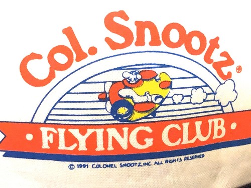 Vintage Snapback Trucker Mütze - 🧢 COL.SNOOTZ FLYING CLUB 1991 - Bild 3 von 3