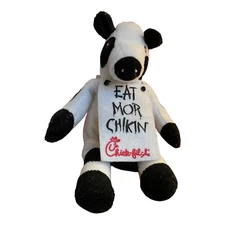 Chick-Fil-A Plush COW Eat More Chicken Restaurant Advertising Stuffed Animal '05