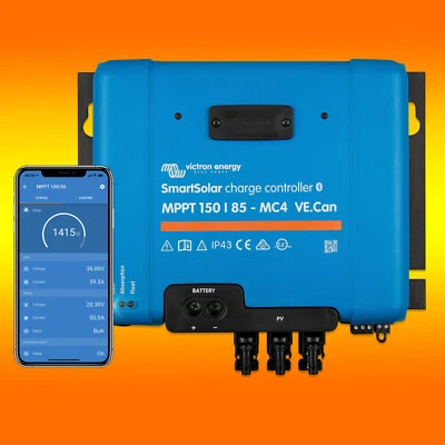 Victron SmartSolar MPPT 150/85 TR MC4 VE.Can Laderegler 12V 24V 48V (0% MwSt.*)
