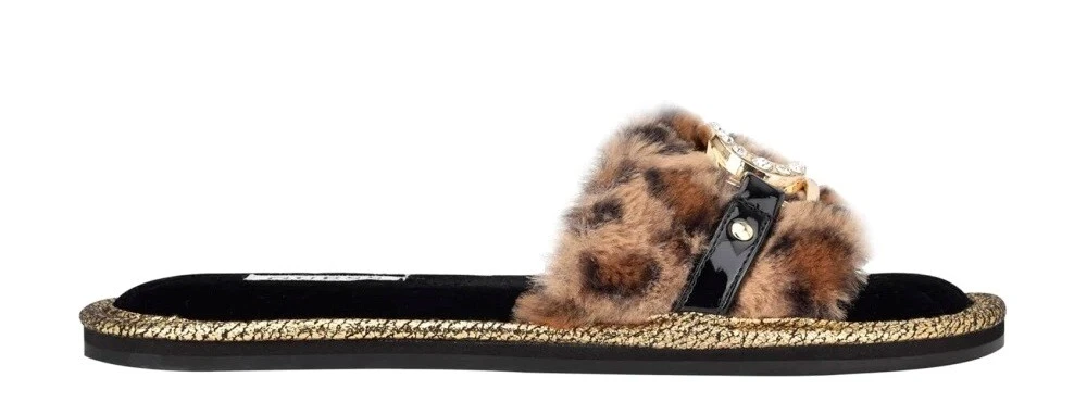Guess hotsell fluffy slides