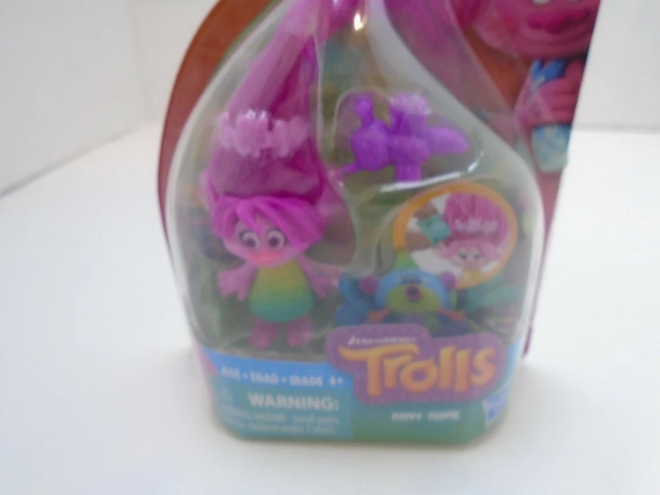 DreamWorks Trolls 3” Figuras con Critters Poppy NUEVO paquete dañado Foto 3 de 3
