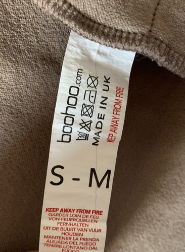 Boohoo Jacket size S/M End To End Brown - Picture 13 of 13