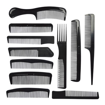 11 Hair Combs Professional Salon All Types Cutting Pin Tail