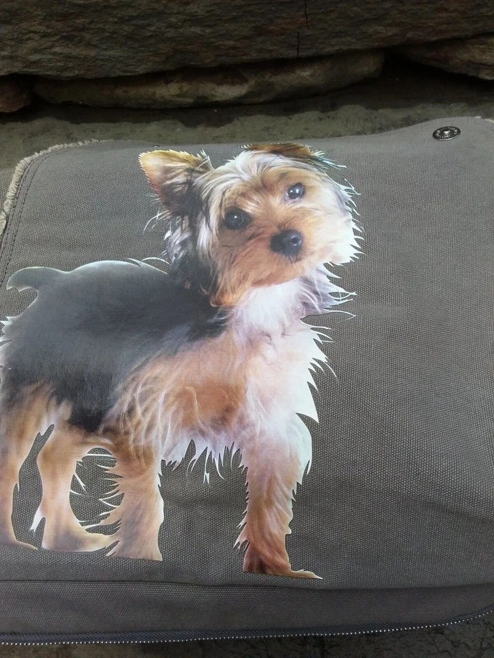 Fuzzynation 斜挎包笔记本电脑包或快递包带 Yorkshire Terrier — 第 4/4 张图片
