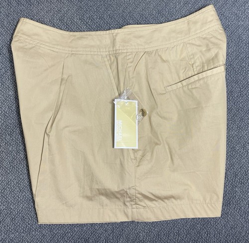 Michael Kors Women Khaki Shorts Size 6 NWT - Picture 6 of 13