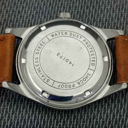 VINTAGE HMT JANATA HAND-WINDING INDIAN MENS WHITE COLOR DIAL WATCH a1227-S - Bild 8 von 9